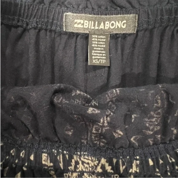 Billabong Strapless Tribal Patterned Mini Dress or Beach Cover Up Size XS - Picture 4 of 4